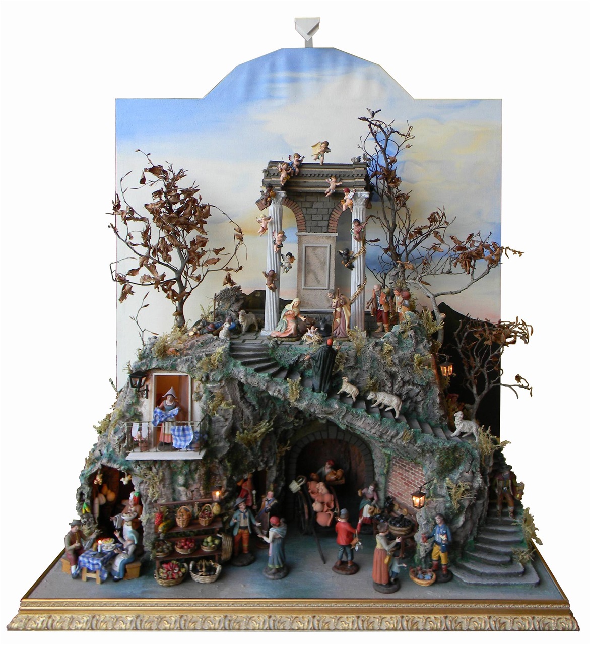 Presepe Napoletano cm. 100x50