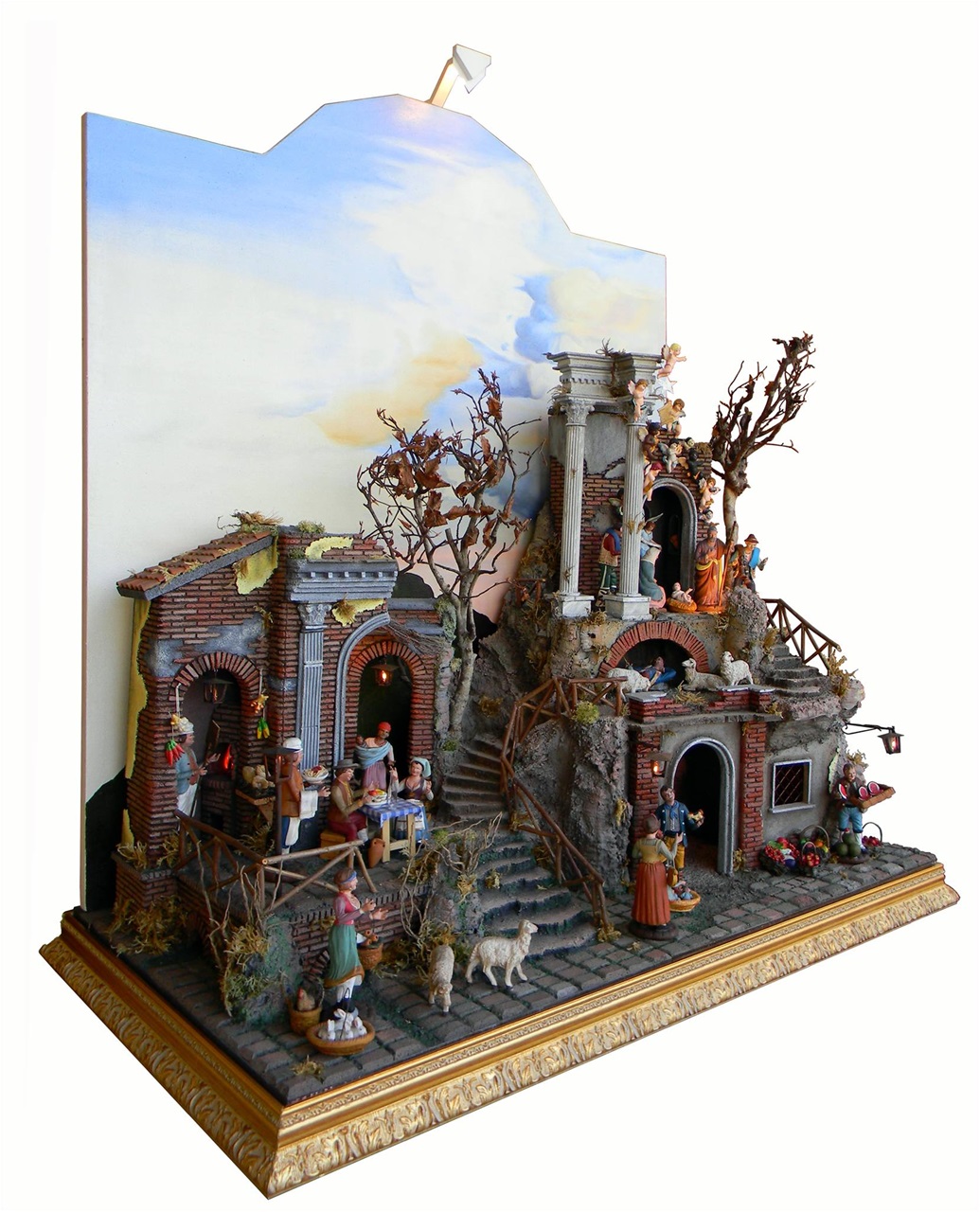 Presepe Napoletano cm. 100x50