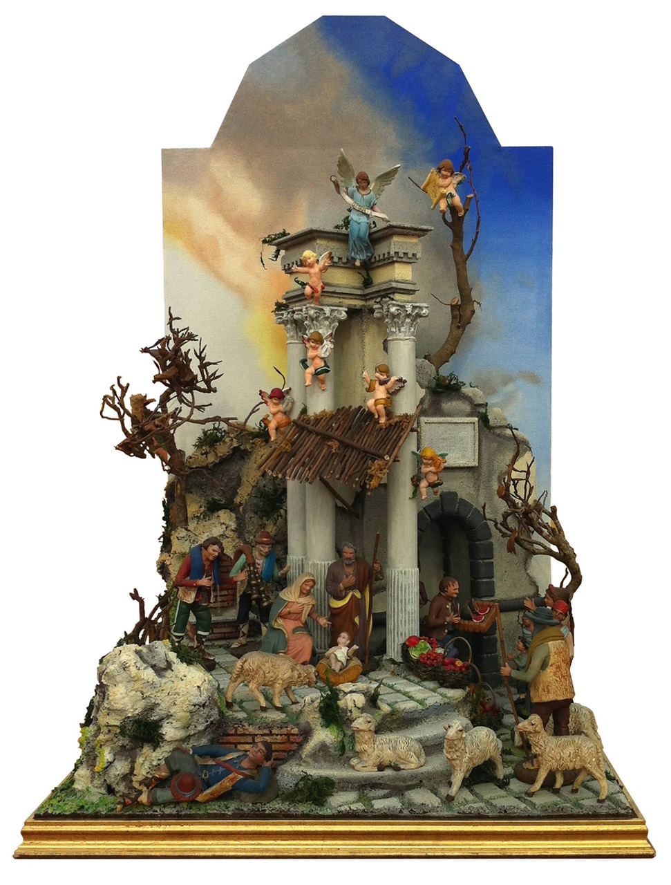 Presepe Napoletano cm. 40x40